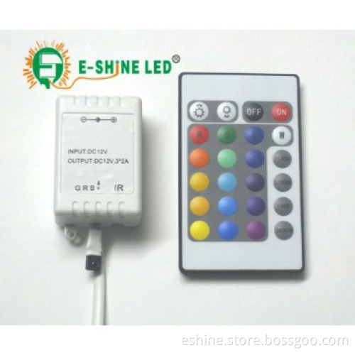 New DC12V/24V IR RGB LED Controller with 2years warranty